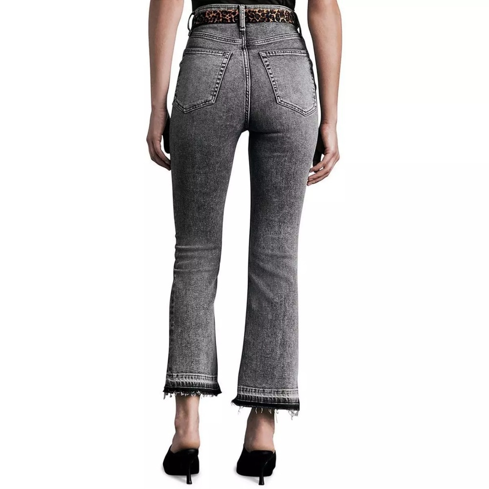Rag & Bone The Casey Ankle High Rise Flare Jeans Size 29 
Harley Gray Wash - Picture 8 of 9
